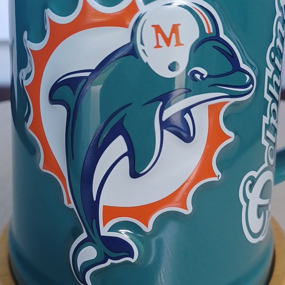 NFL Miami Dolphins Vintage 3D Sculpted Ultima 16 Oz Coffee Mug - Picture 7 of 13